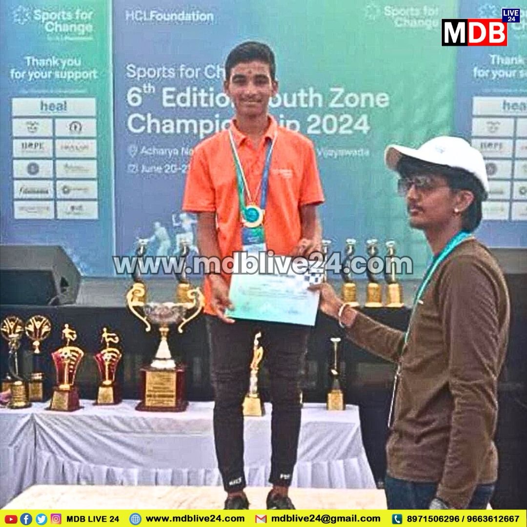 ಚಾಂಪಿಯನ್ ಸ್ಪರ್ಧೆಯಲ್ಲಿ ಮೂಡುಮಾರ್ನಾಡು ವಿದ್ಯಾರ್ಥಿ ಸುಮಂತ್ ಎಸ್. ಯಶಸ್ಸು